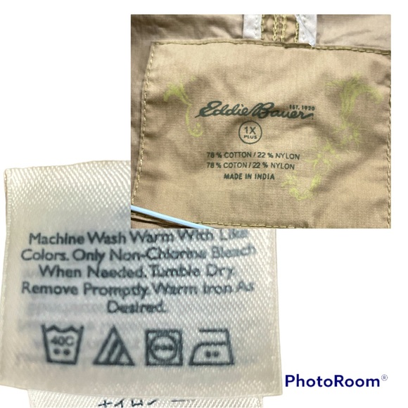 Eddie Bauer Trekker trench jacket 1X Plus - Picture 6 of 9